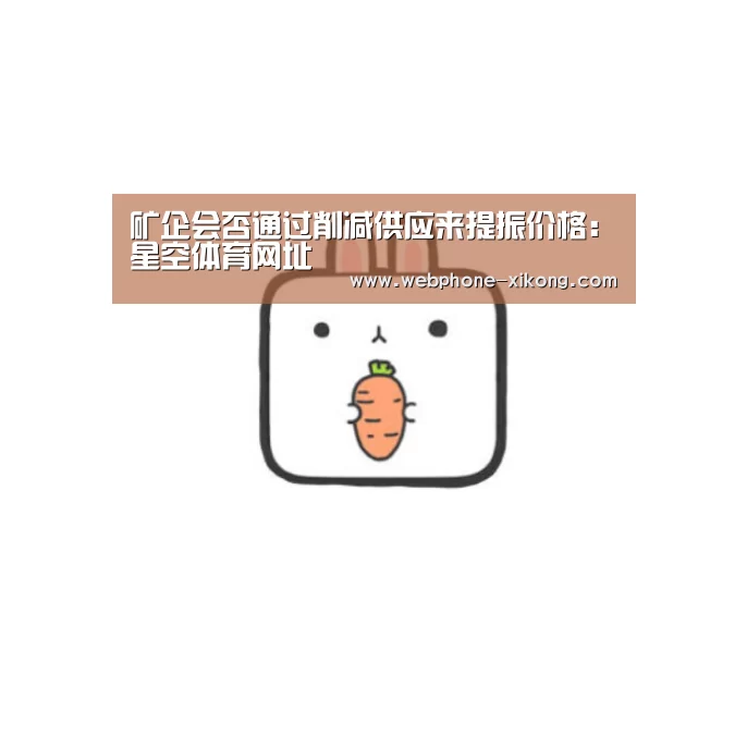 矿企会否通过削减供应来提振价格:星空体育网址(图1) 星空体育网址