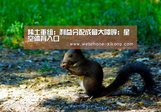 稀土重组:利益分配成最大障碍:星空体育入口(图3) 星空体育网址